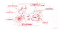 AUTOCOLLANTS pour Honda ADV 160 ABS de 2023