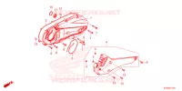 COUVERCLE GAUCHE pour Honda ADV 160 ABS de 2023