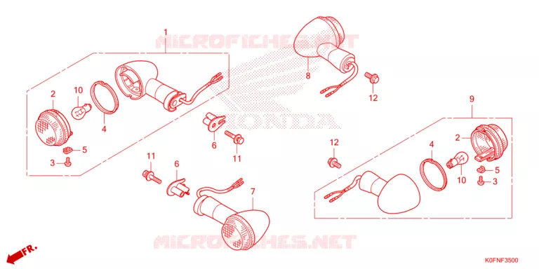 CLIGNOTANT Honda MOTO 125 MONKEY 2024  Z125MAR