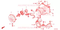 PHARE pour Honda BENLY 110 de 2013