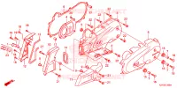 COUVERCLE GAUCHE pour Honda BENLY 110 de 2014