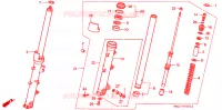 FOURCHE pour Honda VFR 800 50EME ANNIVERSAIRE de 1999