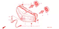 PHARE pour Honda VFR 800 50EME ANNIVERSAIRE de 1999