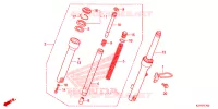 FOURCHE pour Honda BENLY 110 de 2020