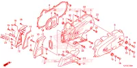 COUVERCLE GAUCHE pour Honda BENLY 110 DOMINO PIZZA de 2020