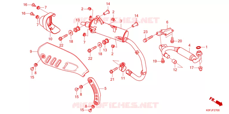 SILENCIEUX D'ECHAPPEMENT Honda MOTO 125 MONKEY 2022  Z125MAN