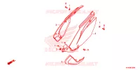 COUVERCLES LATERAUX pour Honda CRF 110 de 2024