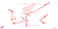 PEDALE DE FREIN   KICK pour Honda CRF 50 de 2024