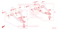 TRIANGLES AVANT pour Honda TRX SPORTRAX 250 X de 2024