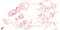 FILTRE A AIR pour Honda TRX 250 FOURTRAX RECON MANUAL de 2024