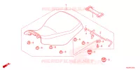 SELLE pour Honda TRX 250 FOURTRAX RECON MANUAL de 2024