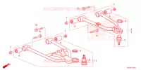 TRIANGLES AVANT pour Honda TRX 250 FOURTRAX RECON MANUAL de 2024