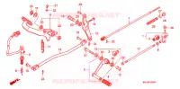 PEDALE pour Honda SHADOW VT 750 AERO ABS de 2004