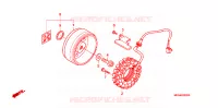 ALTERNATEUR pour Honda SHADOW VT 750 AERO ABS de 2004