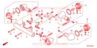 CLIGNOTANT pour Honda SHADOW VT 750 AERO ABS de 2004