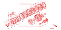 EMBRAYAGE pour Honda SHADOW VT 750 AERO ABS de 2004