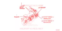 AUTOCOLLANTS pour Honda CB 300 R ABS de 2024