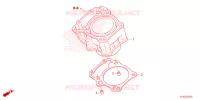 CYLINDRE pour Honda CB 300 R ABS de 2024