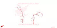 RETROVISEUR pour Honda CB 300 R ABS de 2024
