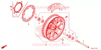 ROUE AVANT pour Honda CBR 500 R RED de 2014