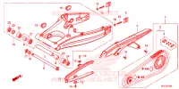 BRAS OSCILLANT pour Honda CBR 650 F de 2017