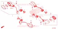 CLIGNOTANT pour Honda CTX 700 N de 2015