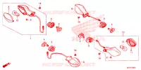 CLIGNOTANT pour Honda CTX 700 N ABS DCT de 2015