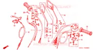 LEVIER DE GUIDON   CABLE   COMMODO pour Honda SUPER CUB 90 CUSTOM SQUARE LIGHT de 1997