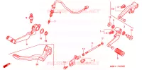 PEDALE pour Honda CB 1300 SUPER FOUR de 2000