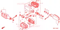 CLIGNOTANT pour Honda CB 1300 SUPER FOUR de 2001