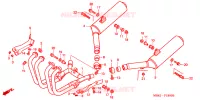 SILENCIEUX D'ECHAPPEMENT pour Honda CB 1300 SUPER FOUR de 2001