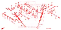 ARBRE A CAMES   SOUPAPE pour Honda XR 250 MOTARD SPECIAL de 2005