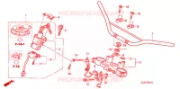 GUIDON   TE DE FOURCHE pour Honda XR 250 MOTARD SPECIAL de 2005