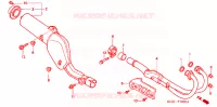 SILENCIEUX D'ECHAPPEMENT pour Honda XR 250 MOTARD SPECIAL de 2005