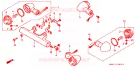 CLIGNOTANT pour Honda SHADOW VT 750 DELUXE de 2000