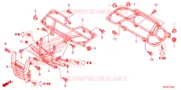 SUPPORT pour Honda FOURTRAX 420 RANCHER 2X4 BASE de 2013