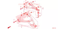 TRIANGLES AVANT pour Honda FOURTRAX 420 RANCHER 2X4 BASE de 2013