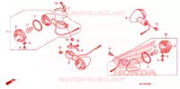 CLIGNOTANT pour Honda VT 1300 C FURY de 2012