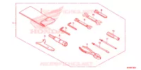 OUTIL pour Honda VT 1300 C FURY de 2014
