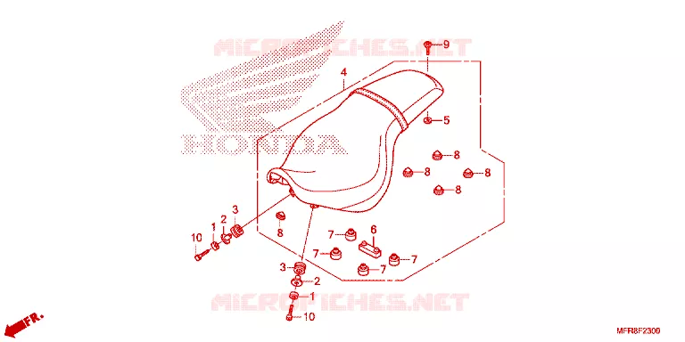 SELLE Honda MOTO 1300 VT 2014  VT1300CRE