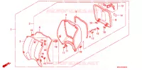 PROTEGE JAMBES pour Honda SCV 110 ACTIVA de 2012