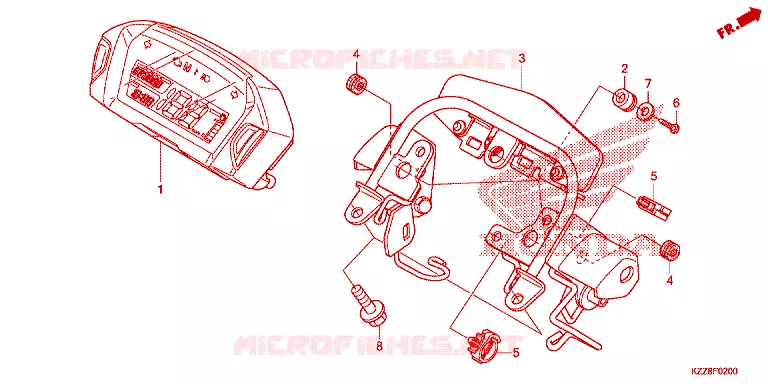 COMPTEUR Honda MOTO 250 CRF 2013  CRF250LD