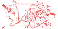 COMMODO   LEVIER   CABLE pour Honda 50 LIVE DIO ZX SPECIAL de 1997