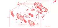 FEUX ARRIERE pour Honda 50 LIVE DIO ZX SPECIAL de 1997