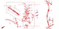 MAITRE CYLINDRE DE FREIN AVANT pour Honda 50 LIVE DIO ZX SPECIAL de 1997