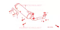 SILENCIEUX D'ECHAPPEMENT pour Honda 50 LIVE DIO ZX SPECIAL de 1997