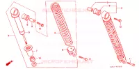 AMORTISSEUR ARRIERE pour Honda TACT 50 STAND-UP de 1994