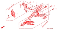 CLIGNOTANT AVANT (SZ50P/R/T) pour Honda TACT 50 STAND-UP de 1994