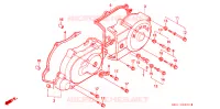 COUVERCLE GAUCHE pour Honda TACT 50 STAND-UP de 1994