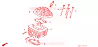 CULASSE   CYLINDRE pour Honda TACT 50 STAND-UP de 1994